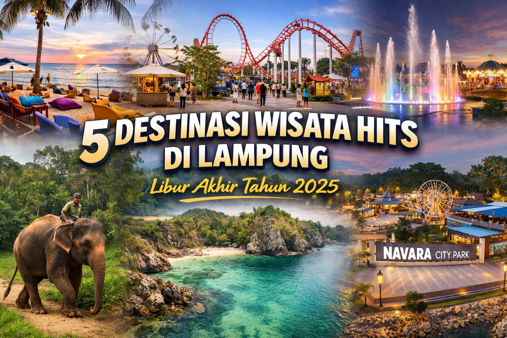 5 Destinasi Wisata Hits di Lampung untuk Mengisi Libur Akhir Tahun 2025